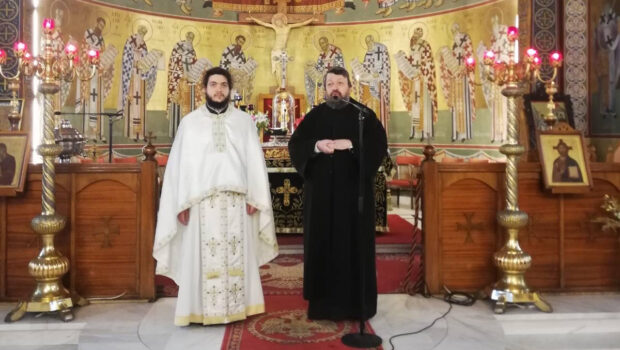 Πρώτη – και ελπίζουμε όχι τελευταία – Θ. Λειτουργία του π. Γεωργίου Αντωνιάδη στον Ι. Ν. Ευαγγελισμού Ευόσμου