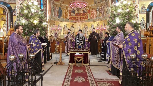 Αρχιερατικό Ευχέλαιο στον Ι. Ν. Ευαγγελισμού