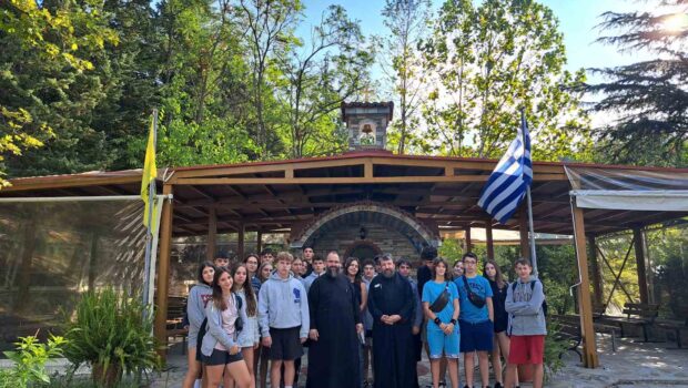 Φιλοξενία προσκυνητών από τη Λευκάδα στην Κατασκήνωση
