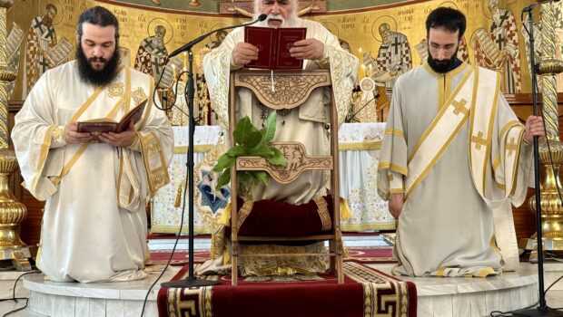 Πεντηκοστή με Αρχιερατική Θ. Λειτουργία στον Ι. Ν. Ευαγγελισμού
